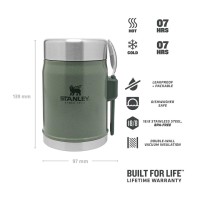 CLASSIC Food Jar + Spork 0,5 Liter