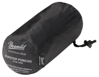 Ripstop Poncho black Gr. OS