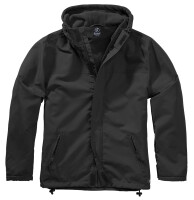 Frontzip Windbreaker black