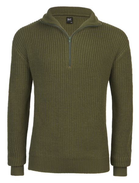 Marine Pullover Troyer olive