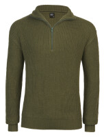 Marine Pullover Troyer olive